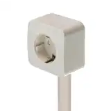 Кабель-канал и розетка Blanca