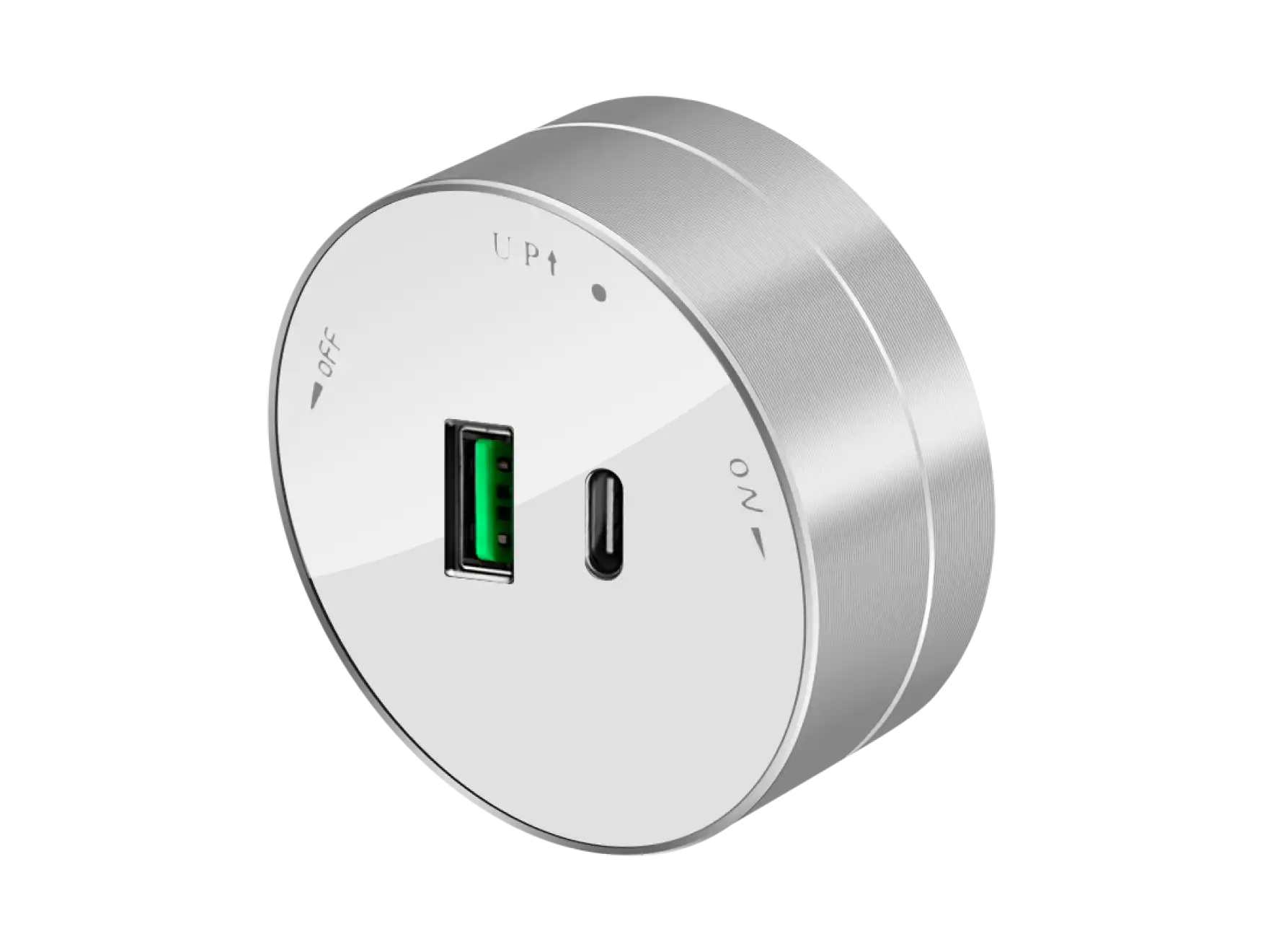 Розетка USB (A+C) 18Вт Белый