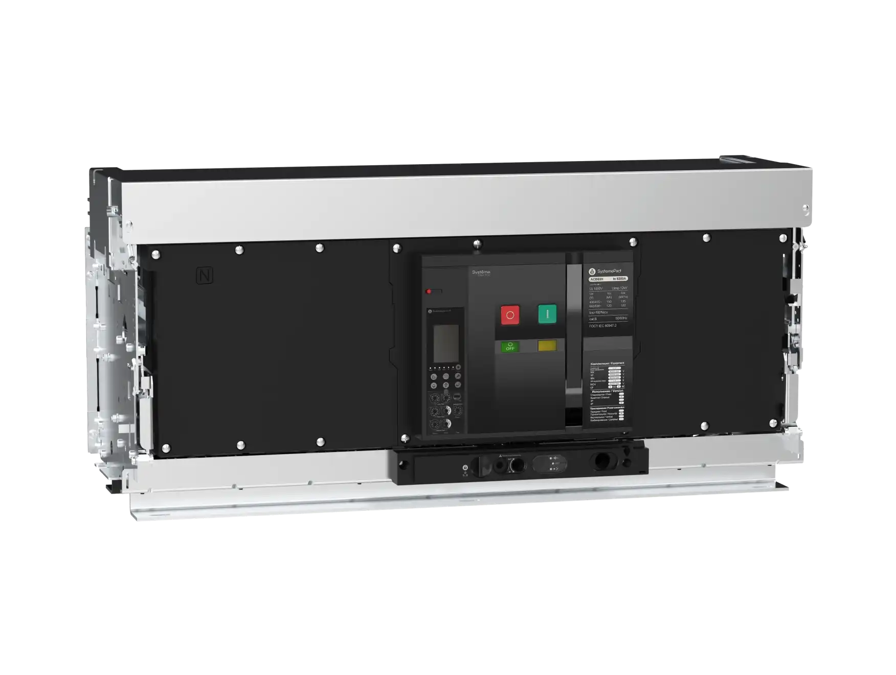 ACB3, 4000-6300A, выкатной, 4P