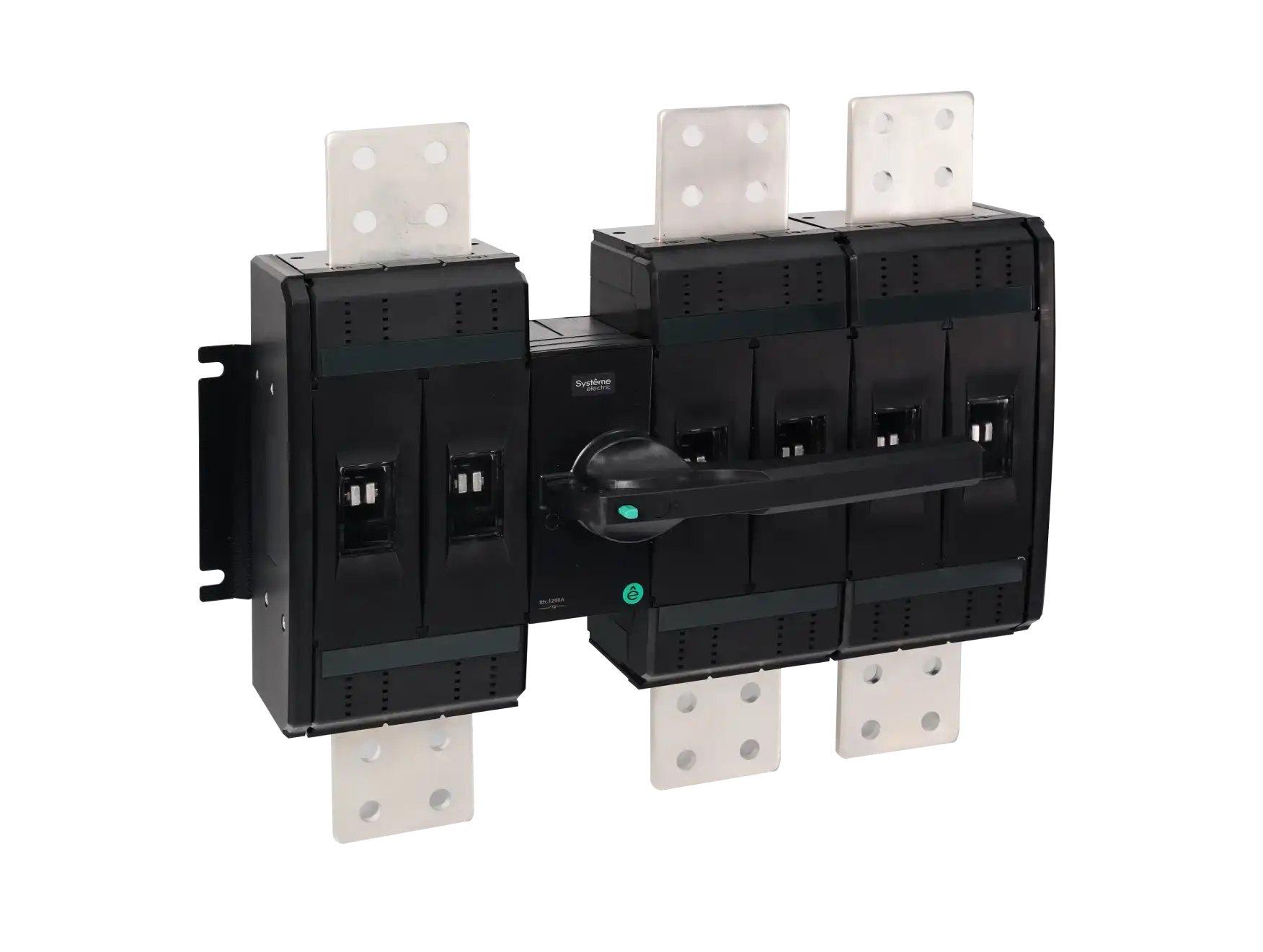 SystemePact SD, габарит до 1250А, 3P, фронтальная рукоятка по центру