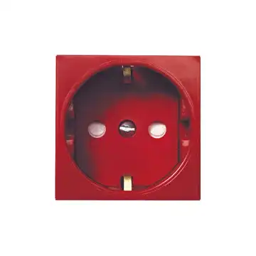 Розетка красная 45х45