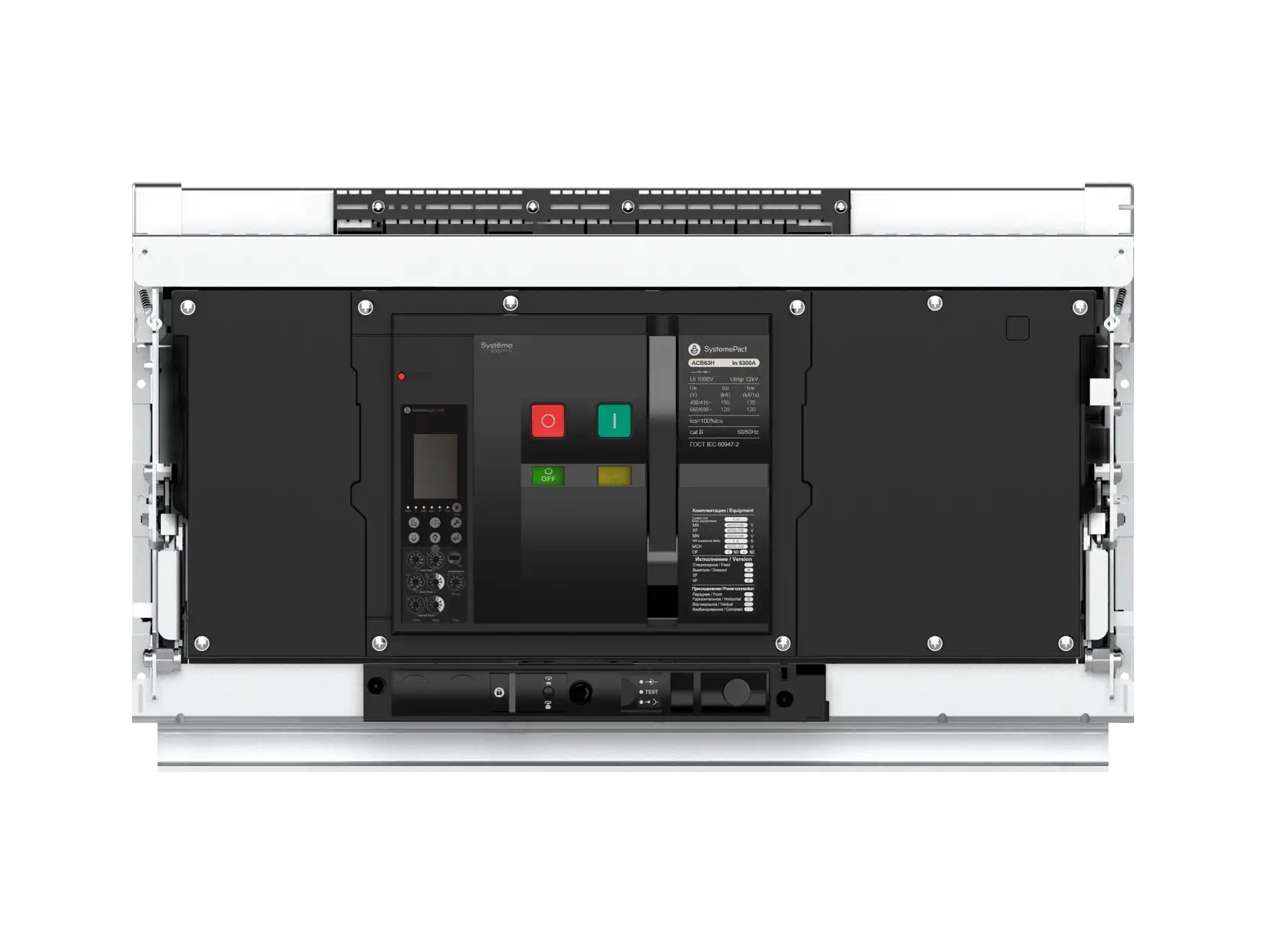 ACB3, 4000-6300А, выкатной, 3P