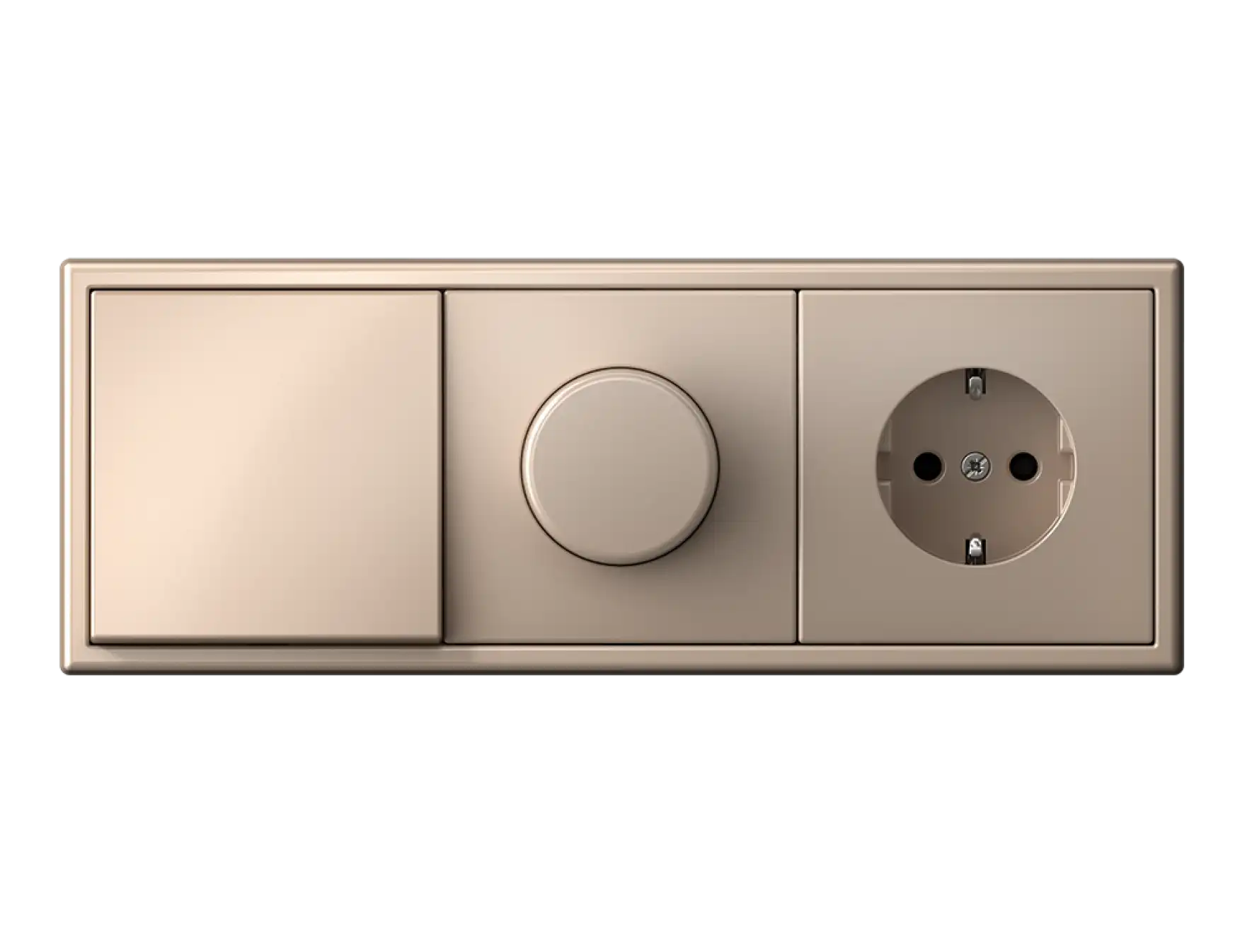 Выключатель, светорегулятор, розетка, песочный